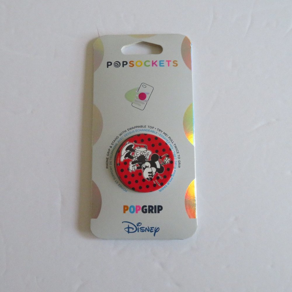 POPSOCKETS - Disney, Minnie Mouse Polka Dots - Pop Grip, NWT - Picture 1 of 2